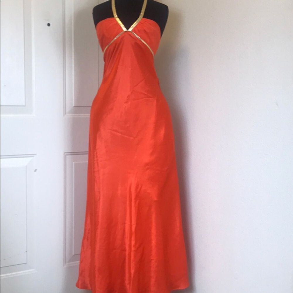 Morgan &Co Orange Junior Dress Size 5/6